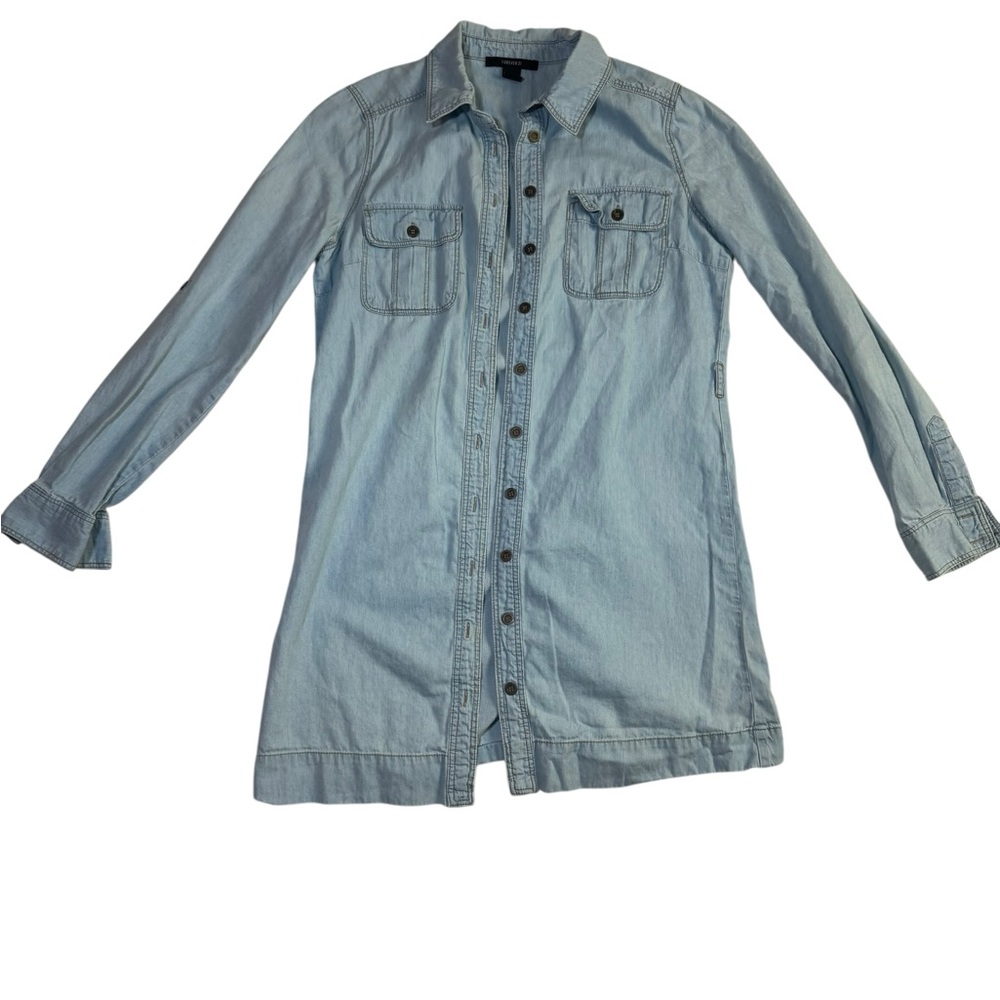 Forever 21 Chambray Denim Shirt Dress –‎ Women’s Small